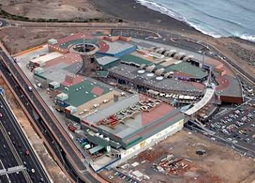 Vista aérea del parque comercial Las Terrazas (Foto TA)