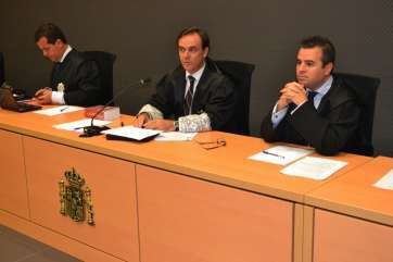 Imagen de archivo de los magistrados durante una de las sesiones (Foto Daniel Ojeda)