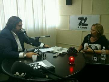 Castellano este miércoles durante la entrevista (Foto TA)