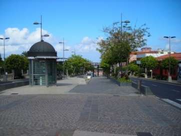 Kiosco en las Ramblas de Arnao (Foto TA)