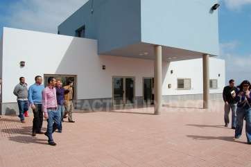 Visita al nuevo local de La Majadilla de la alcaldesa Mari Carmen Castellano, hace más de dos años (Foto TA)