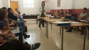 Un momento de la reunión de este miércoles (Foto TA)