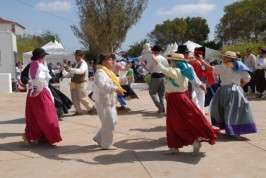 Cuerpo de Baile de la AV Cristo de Telde (Foto TA)
