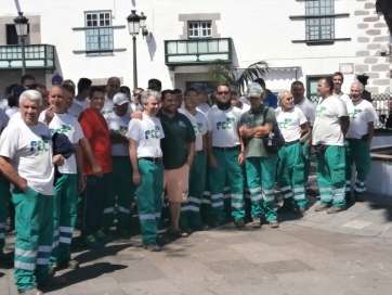 La huelga comenzó este lunes por la mañana (Foto TA)