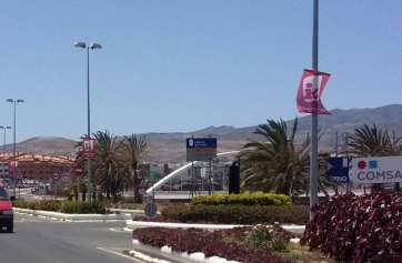 Cartel electoral de IUC en Telde (Foto TA)