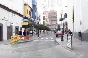 Zona comercial de San Gregorio, en Telde (Foto TA)