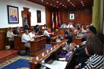 Sesión plenaria del Ayuntamiento de Telde (Foto Daniel Ojeda)