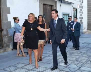 José Manuel Soria, en San Juan en las pasadas fiestas del Cristo de Telde (Foto TA) 