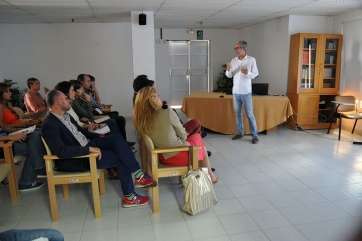 Álamo asistió a la reunión en la Residencia Mixta de Taliarte (Fto Acfi Press)