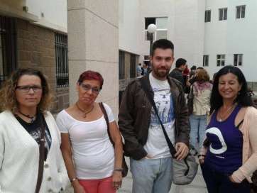 Miembros del círculo de Podemos en Telde (Foto TA)