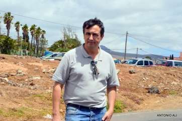 Juan Francisco Artiles, este domingo (Foto Antonio Alí)