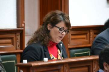 Celeste López, concejala de NC (Foto TA)