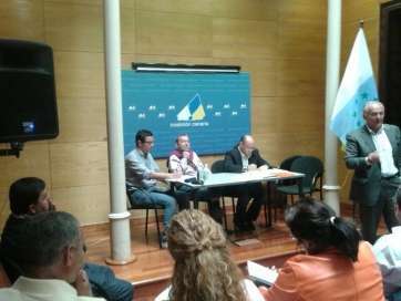 El teldense Pablo Rodríguez, en el Consejo Político Nacional de CC de este sábado (Foto TA)