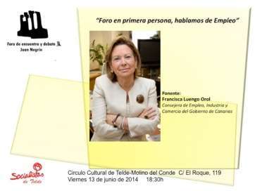 Cartel de la actividad (Foto TA)
