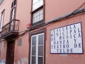 Sede de la Escuela Municipal de Música y Danza de Telde, en la calle del Conde de la Vega Grande (Foto TA)