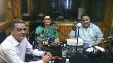 Torres, López y Pérez durante la tertulia (Foto TA)