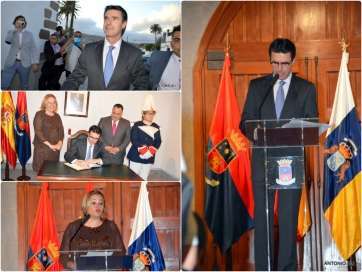 Collage de la participación de Soria en el pregón de San Juan 2014 (Foto Antonio Alí)