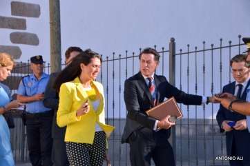 La delegada del Gobierno, el día del pregón en Telde (Foto Antonio Alí)