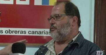 Suárez durante una entrevista por Telde.tv (Foto Telde.tv)