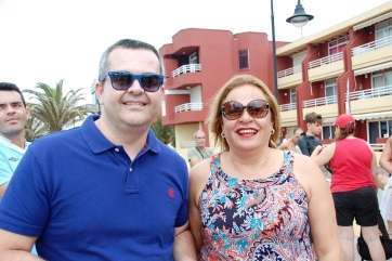 La alcaldesa y el coordinador general de Economía y Hacienda, Darío López (Foto TA)