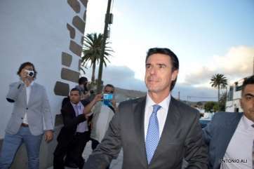 José Manuel Soria, el pasado miércoles en Telde (Foto Antonio Alí)