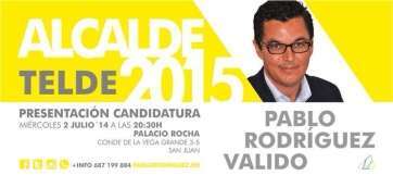 El acto será el 2 de julio en el Palacio Rocha (Foto TA)