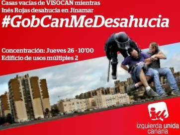 Cartel de la concentración de este jueves (Foto TA)