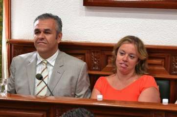 Francisco López, este viernes durante el Pleno (Foto Daniel Ojeda)