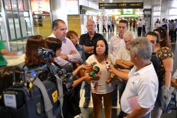 Alonso, este lunes durante la rueda de prensa (Foto TA)