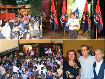 Diferentes momentos del acto de anoche en Telde (Foto Antonio Alí/Daniel Ojeda)