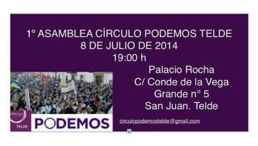 Convocatoria del acto (Foto TA)