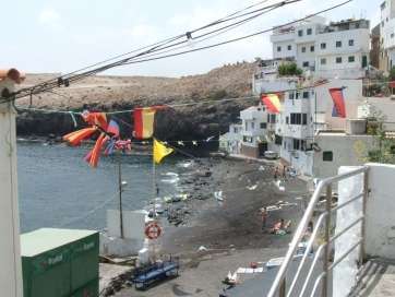 Imagen de archivo de un chiringuito en Tufia durante sus fiestas (Foto TA)