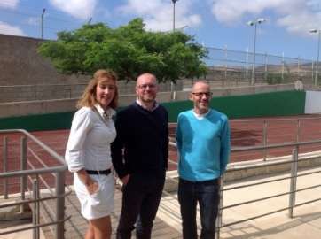 José Miguel Álamo visitó este miércoles las instalaciones del CAMP (Foto Acfi Press)
