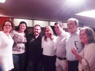 Socialistas de Telde con Susana Díaz (Foto TA)