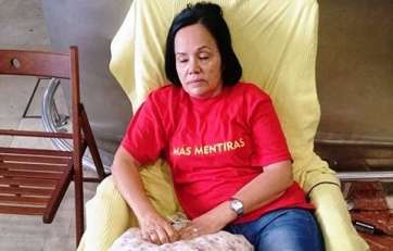 Margarita Alonso, en una imagen captada este domingo (Foto TA)