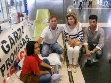 Alonso recibió ayer la visita de Nardy Barrios, dirigente y concejala capitalina de Compromiso por Gran Canaria (Foto TA)