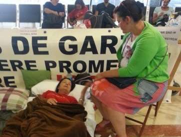 Alonso con la concejala Celeste López, este jueves (Foto TA)