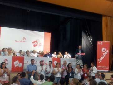 Los delegados durante el congreso este sábado en Gáldar (Foto TA)