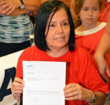 Alonso el pasado viernes, tras recibir el compromiso de AENA (Foto Antonio Alí)