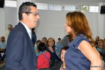 Los ediles Pablo Rodríguez y Carmen Hernández, en una imagen reciente (Foto Antonio Alí)