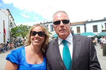 Fidel Ruiz, concejal de Contratación, y Sonsoles Martín, responsable de Desarrollo Local (Foto TA)