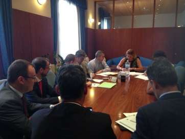 Momento de la firma del nuevo acuerdo (Foto TA)