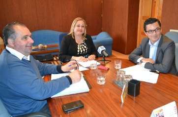 Juan Martel, Mari Carmen Castellano y Pablo Rodríguez (Foto TA)