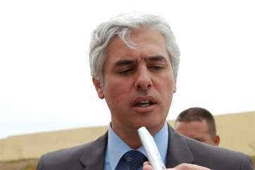 Imagen de archivo de Carlos Sánchez durante una visita a Telde (Foto TA)