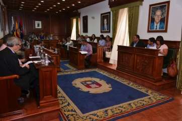 Imagen de archivo del Pleno del pasado mes de julio (Foto Daniel Ojeda)