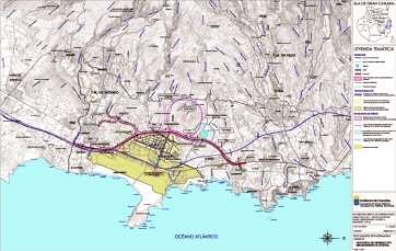 Mapa de la zona de la intervención (Foto TA)