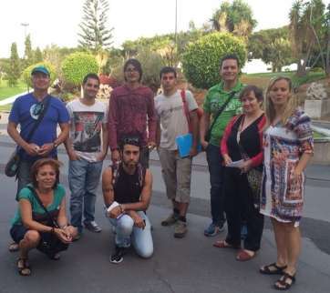 Miembros de la reunión del grupo de comunicación (Foto TA)