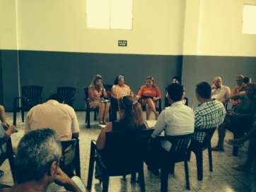 Momento de la reunión (Foto TA)