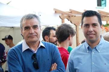 Juan Quintana y Alejandro Ramos, concejales socialistas (Foto TA)