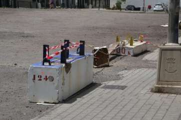 Uno de los dos solares clausurados la pasada semana (Foto TA)